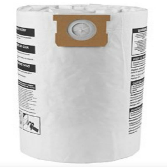 Americas Choice 3-4.5 Gallon High Efficiency filter bags (10 pack) for Ridgid VF3503 Size B