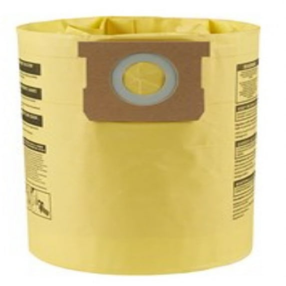 Americas Choice 5- 8 Gallon High Efficiency Filter Bag, 10-pack, for Shop-Vac 90671 TYPE H AND RIDGID VF3503