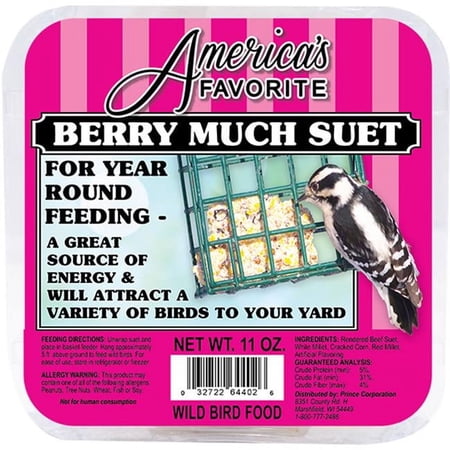 Americas Favorite 11 oz Berry Much Suet - 2268 Per Pallet - Pack of 12