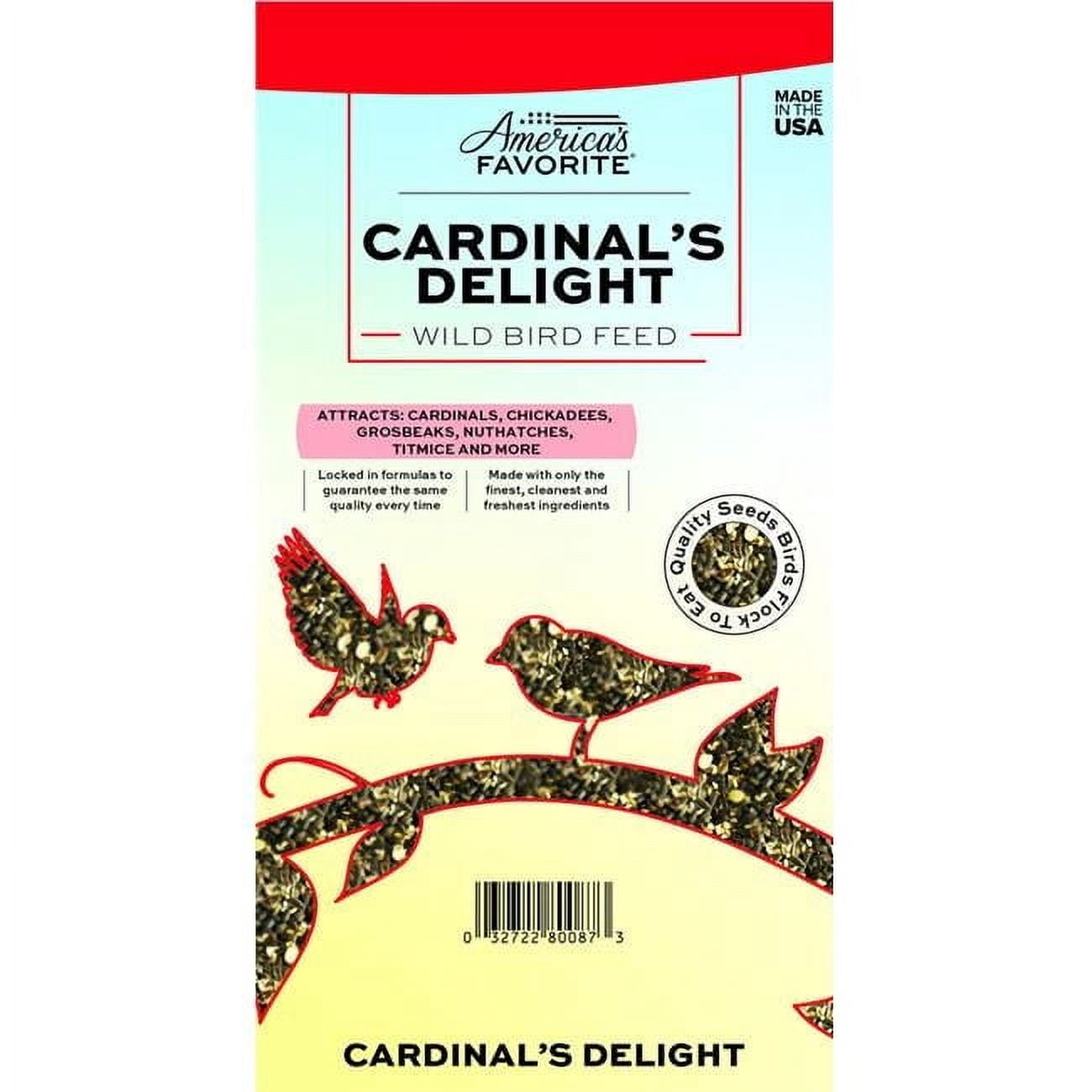 Americas Favorite 2800818 14 lbs Cardinals Delight Wild Bird Food ...