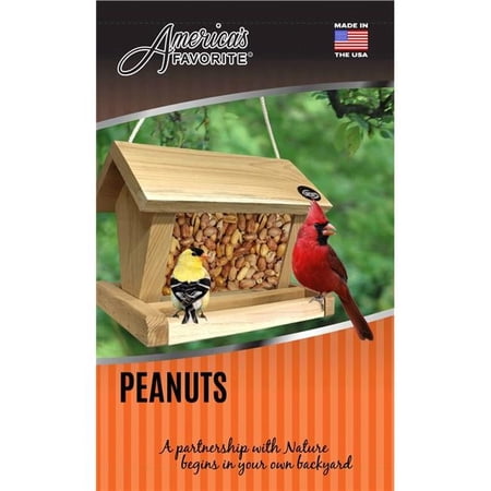 Americas Favorite 4 lbs Peanuts Raw in Shell for Wild Bird Feed