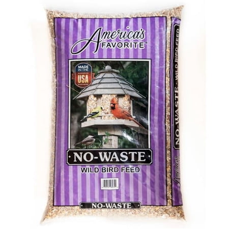Americas Favorite  40 lbs No Waste Wild Bird Feed Purple Stripe Bag, Purple Stripe