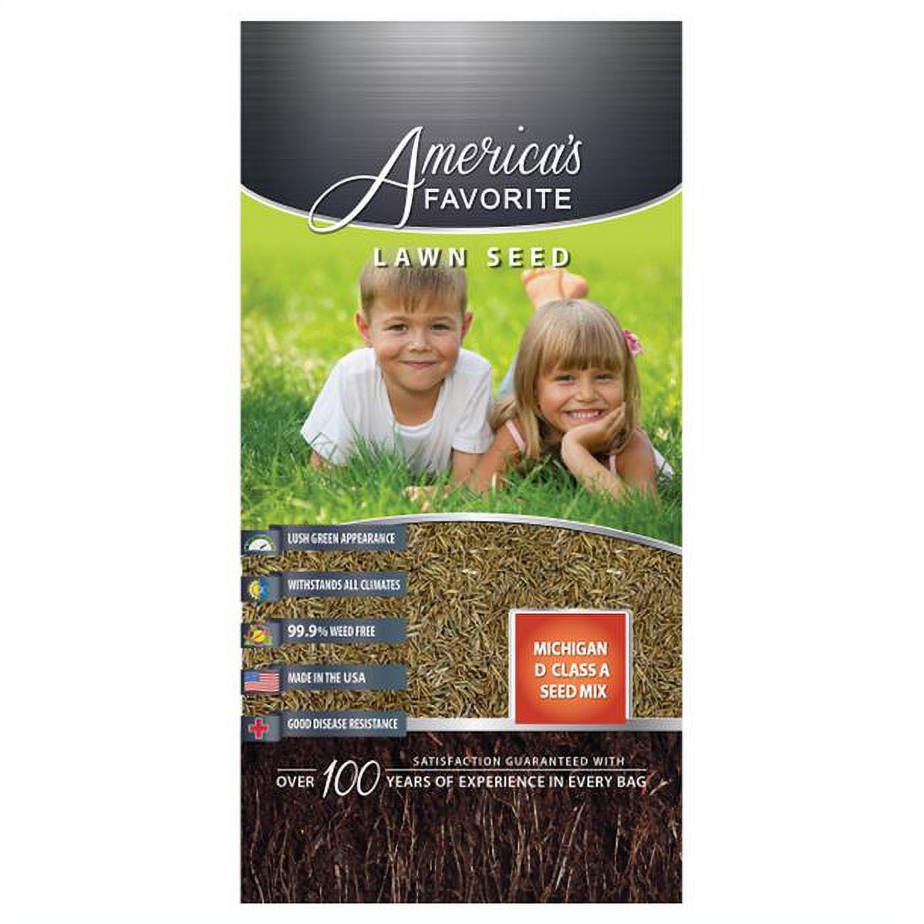 Americas Favorite 50211 50 lbs Red & Orange Michigan D Class A Seed Mix