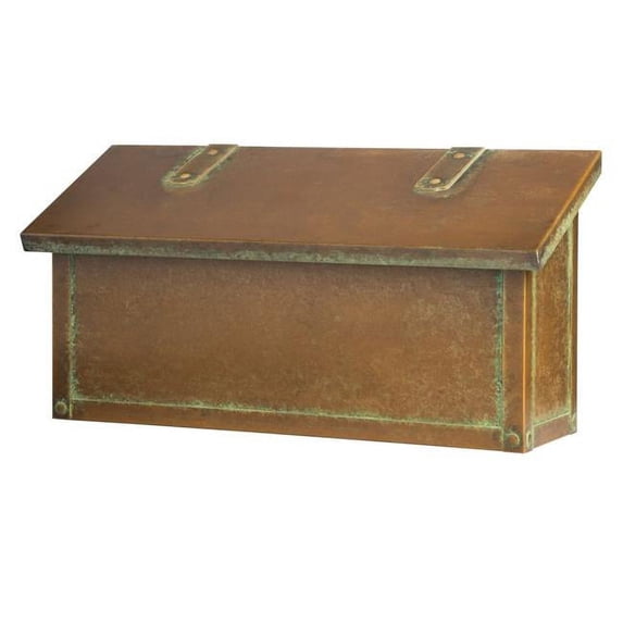 Americas Finest Lighting AF-2-NV Classic Horizontal Mailbox - New Verde