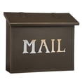 thumbnail image 1 of Americas Finest Lighting AF-3-MAIL-BZ-HN Classic Large Mailbox with Mail Stencil, Honey - Architectural Bronze, 1 of 1