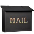 thumbnail image 1 of Americas Finest Lighting AF-3-MAIL-TB-GI Classic Large Mailbox with Mail Stencil, Gold Iridescent - Textured Black, 1 of 1