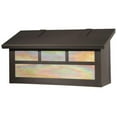 thumbnail image 1 of Americas Finest Lighting AF-3032-BZ-GI Double T Horizontal Mailbox, Gold Iridescent - Architectural Bronze, 1 of 1