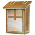 thumbnail image 1 of Americas Finest Lighting AF-3051-NV-HN Arrow Verical Mailbox, Honey - New Verde, 1 of 1