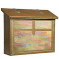 thumbnail image 1 of Americas Finest Lighting AF-3053-NV-GI Arrow Large Mailbox, Gold Iridescent - New Verde, 1 of 1