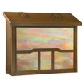 thumbnail image 1 of Americas Finest Lighting AF-3063-WB-GI Cloud Lift Large Mailbox, Gold Iridescent - Warm Brass, 1 of 1