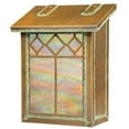 thumbnail image 1 of Americas Finest Lighting AF-3071-NV-GI Window 1 Verical Mailbox, Gold Iridescent - New Verde, 1 of 1