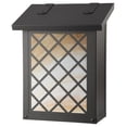 thumbnail image 1 of Americas Finest Lighting AF-3081-TB-HN Window 6 Verical Mailbox, Honey - Textured Black, 1 of 1