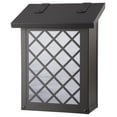 thumbnail image 1 of Americas Finest Lighting AF-3081-TB-WW Window 6 Verical Mailbox, Wispy White - Textured Black, 1 of 1