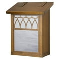 thumbnail image 1 of Americas Finest Lighting AF-3101-WB-WW Window 13 Verical Mailbox, Wispy White - Warm Brass, 1 of 1