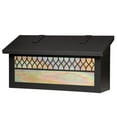 thumbnail image 1 of Americas Finest Lighting AF-3102-TB-GI Window 13 Horizontal Mailbox, Gold Iridescent - Textured Black, 1 of 1