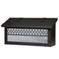 thumbnail image 1 of Americas Finest Lighting AF-3102-TB-WW Window 13 Horizontal Mailbox, Wispy White - Textured Black, 1 of 1