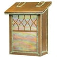 thumbnail image 1 of Americas Finest Lighting AF-3111-NV-GI Window 12 Verical Mailbox, Gold Iridescent - New Verde, 1 of 1