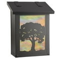 thumbnail image 1 of Americas Finest Lighting AF-3121-TB-GI Oak Tree Verical Mailbox, Gold Iridescent - Textured Black, 1 of 1
