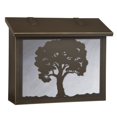 thumbnail image 1 of Americas Finest Lighting AF-3123-BZ-WW Oak Tree Large Mailbox, Wispy White - Architectural Bronze, 1 of 1