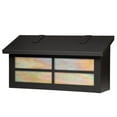 thumbnail image 1 of Americas Finest Lighting AF-3132-TB-GI Window 14 Horizontal Mailbox, Gold Iridescent - Textured Black, 1 of 1