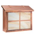 thumbnail image 1 of Americas Finest Lighting AF-3133-OP-HN Window 14 Large Mailbox, Honey - Old Penny, 1 of 1