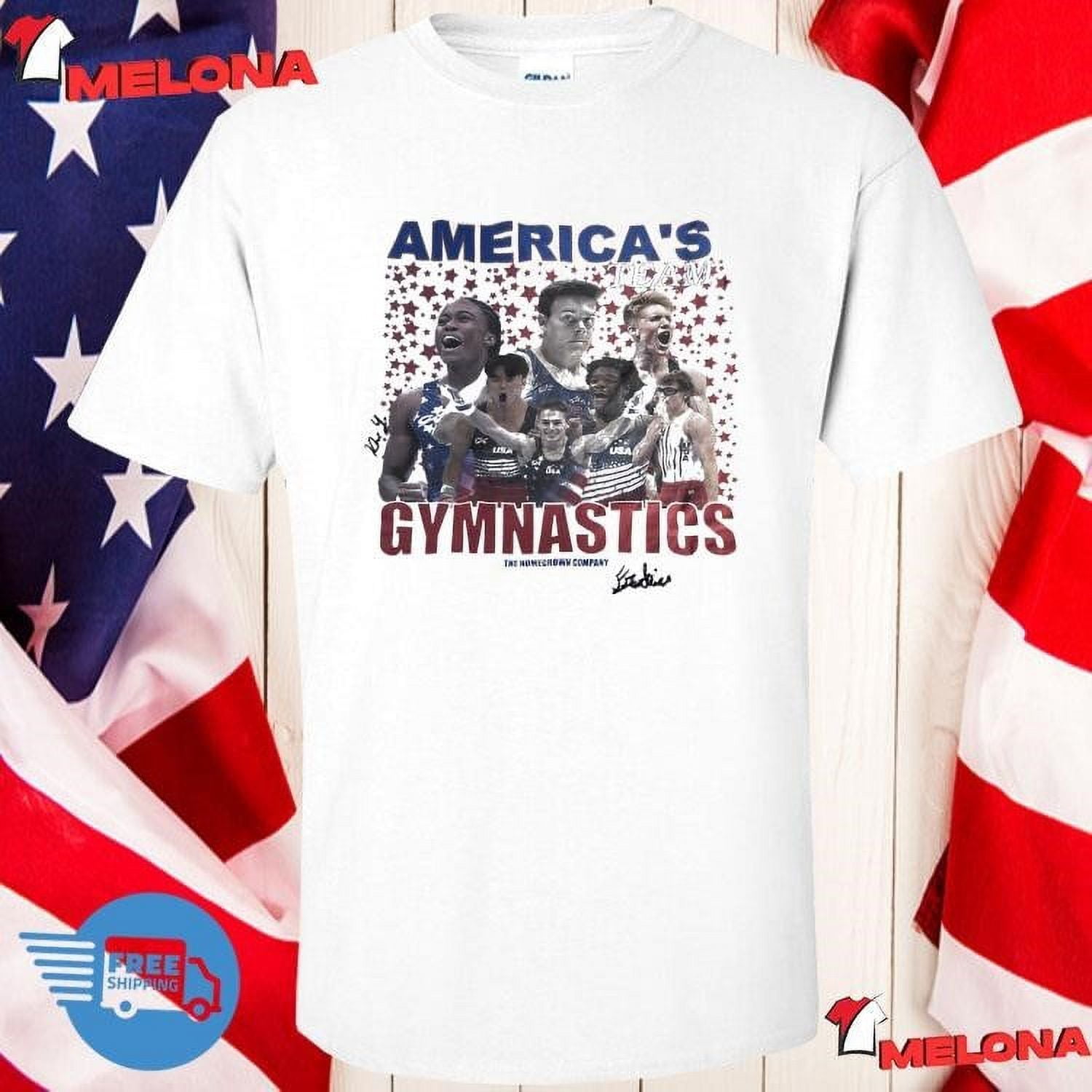 Americas Team Gymnastics The Homegrown Company Signature Tshirt