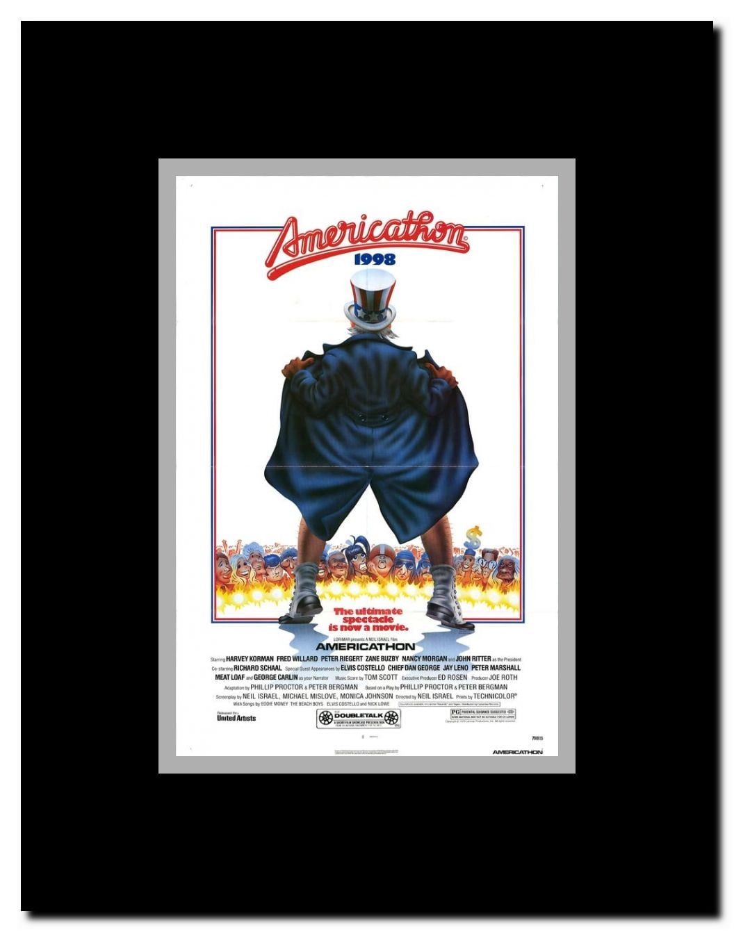 Americathon Framed Movie Poster