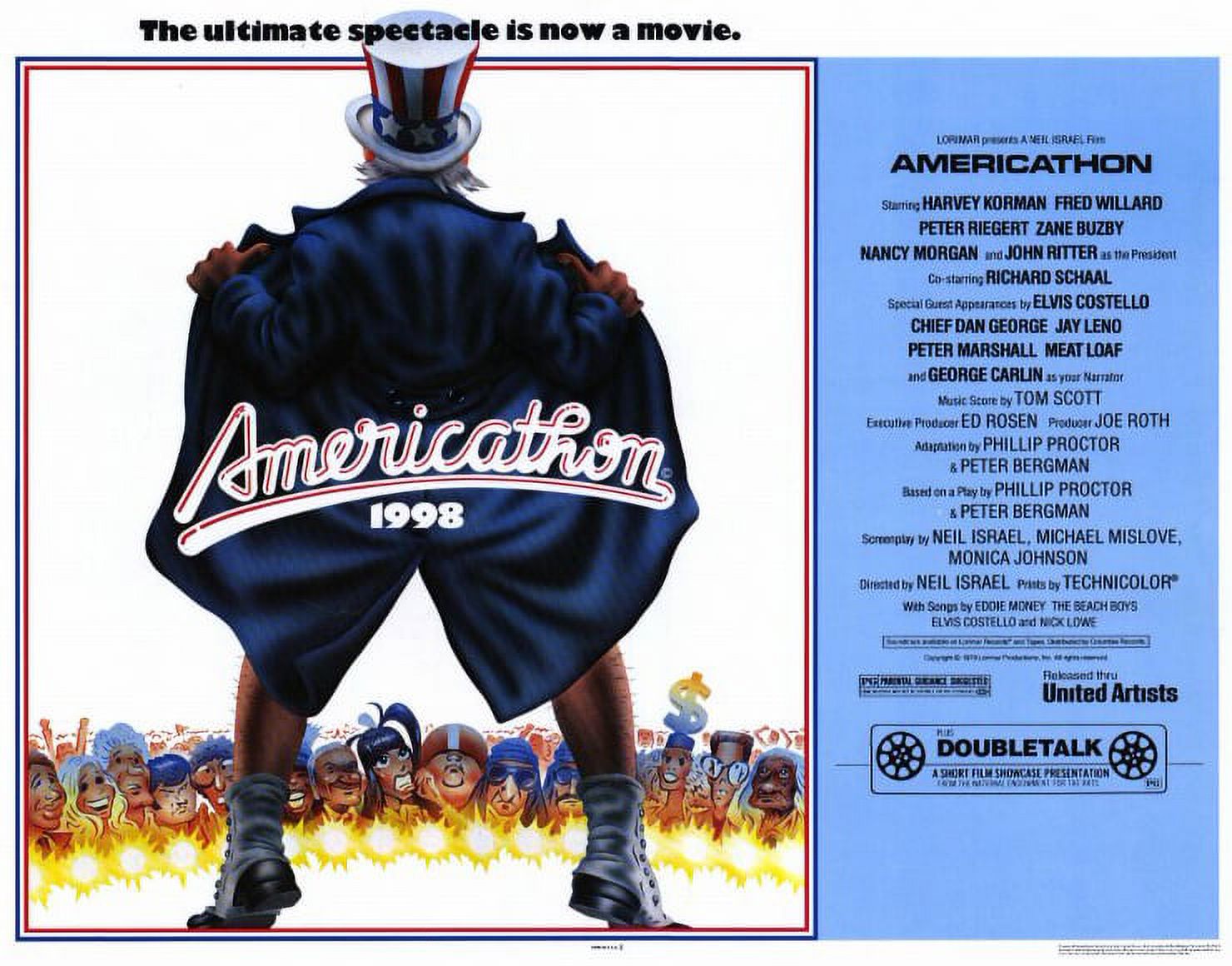 Americathon - Movie POSTER (Style A) (11" X 14") (1979) - Walmart.com