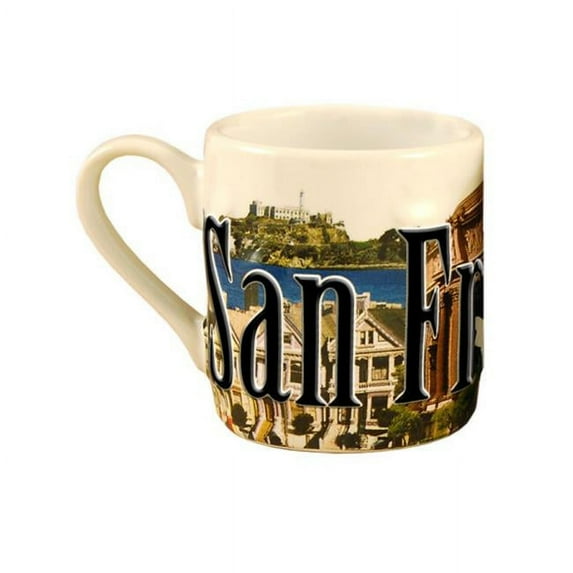 Americaware MMSFN01 San Francisco Full Color Relief Mini Mug