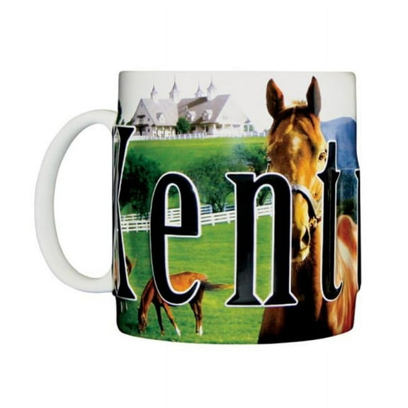 Americaware SMKTY01 Kentucky 18 oz Full Color Relief Mug