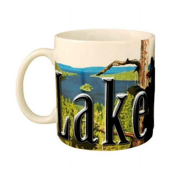 Americaware SMLTH02 Lake Tahoe 18 oz Full Color Relief Mug