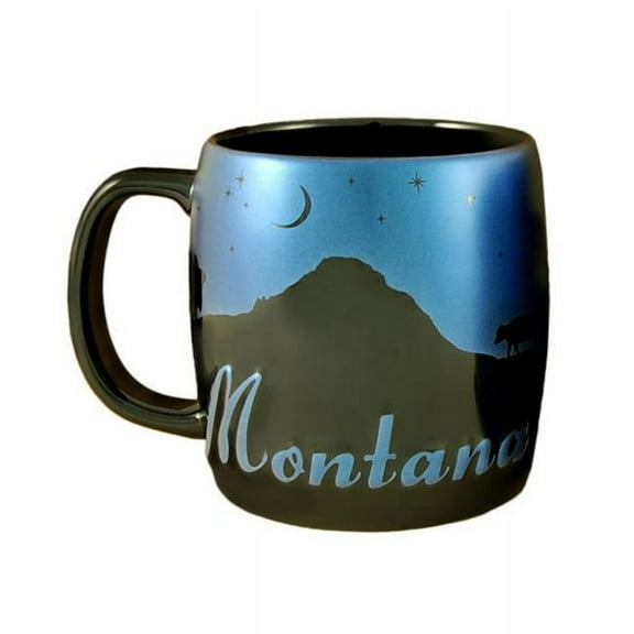 Americaware SMMON03 Montana 22 oz Night Sky Silhouette Mug