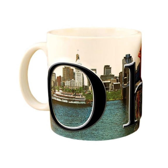 Americaware SMOHI01 Ohio 18 oz Full Color Relief Mug