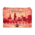 thumbnail image 1 of Americaware ZPCHI01 Chicago Rose Skyline Zip Pouch, 1 of 1