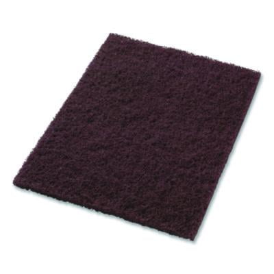 Americo® Dominator Strip Pad, 14" x 20", Burgundy, 5/Carton 43051420