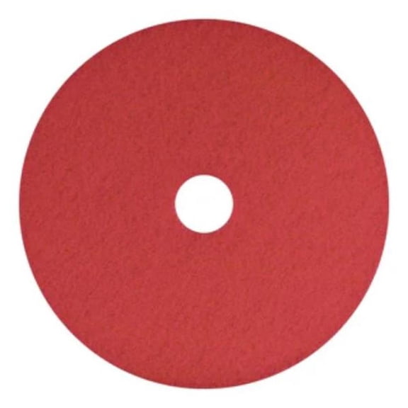 Americo AM7404419 19 in. Floor Buffing Pads, Red - Pack of 5