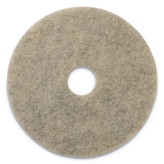 Americo Porko Plus Burnishing Pads, 27" Diameter, Brown, 2/carton