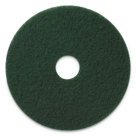 Americo Scrubbing Pads 17" Diameter Green 5/CT 400317