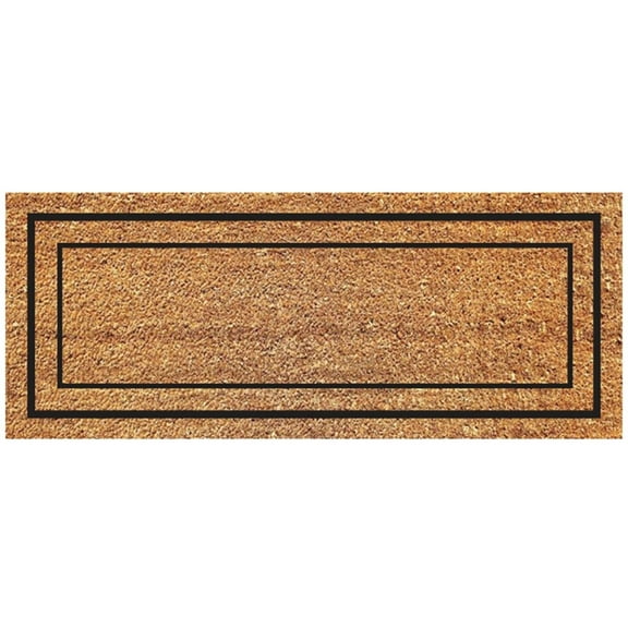 Americo Home Tan 24 In. x 60 In. Coir/Vinyl Door Mat 77FLCLB025