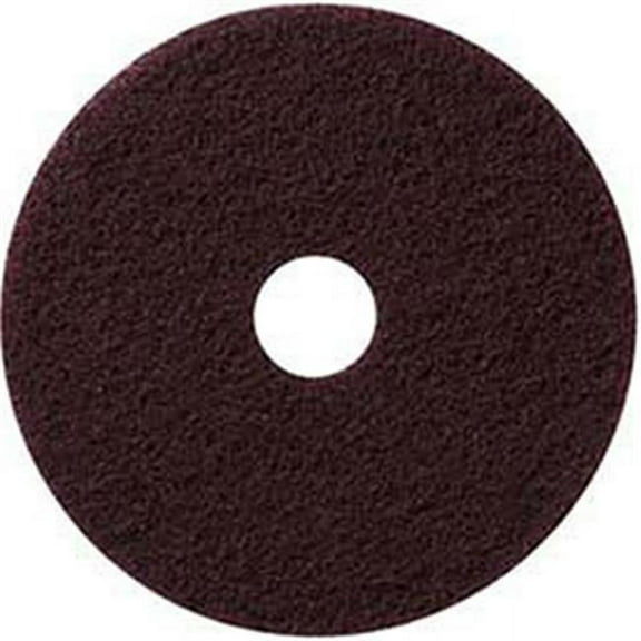 Americo Manufacturing 261880MR 13 in. Maroon EcoPrep EPP Chemical Free Stripping Pad - 10 Per Case