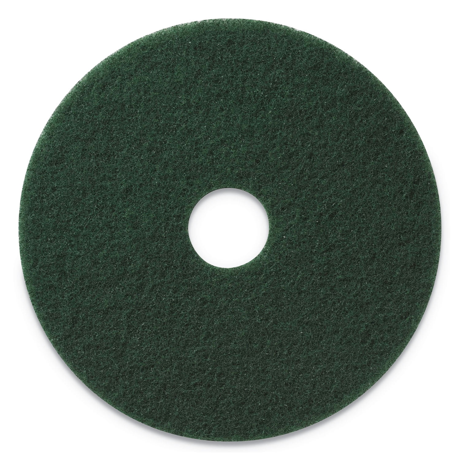 Americo® Scrubbing Pads, 20" Diameter, Green, 5/ct