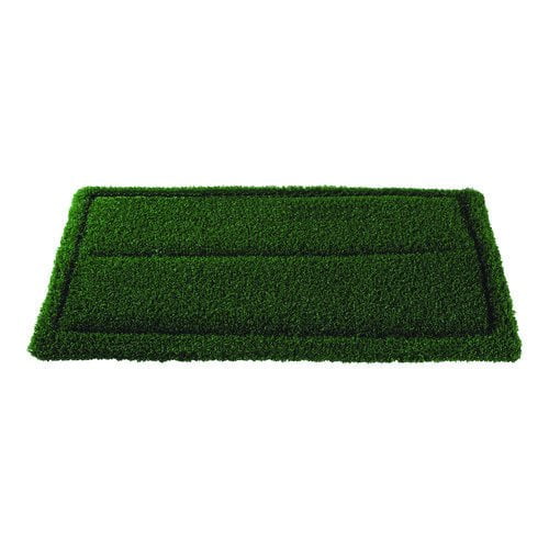 Americo TurfScrub Brush Floor Pad, 14 x 20, Green, 4/Carton