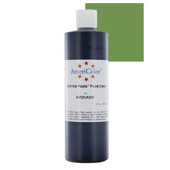 Americolor Avocado Soft Gel Paste 13.5 Ounces