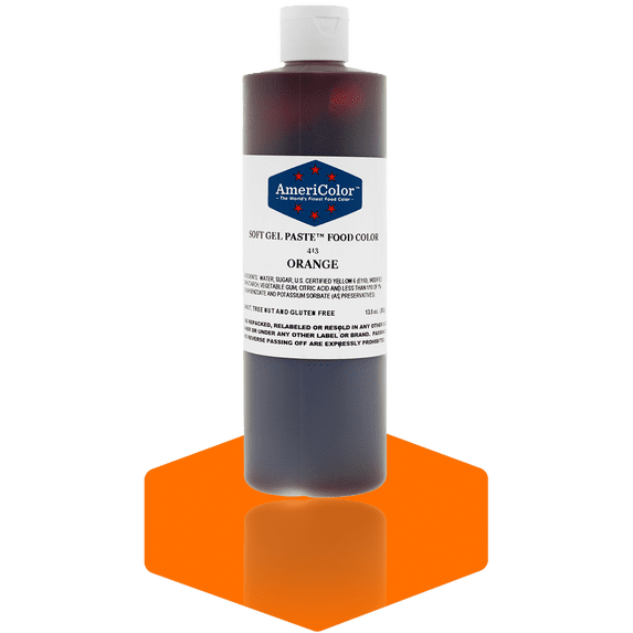 Americolor Orange Soft Gel Paste 13.5 Ounces