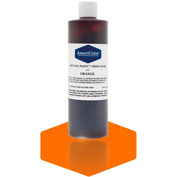 Americolor Orange Soft Gel Paste 13.5 Ounces