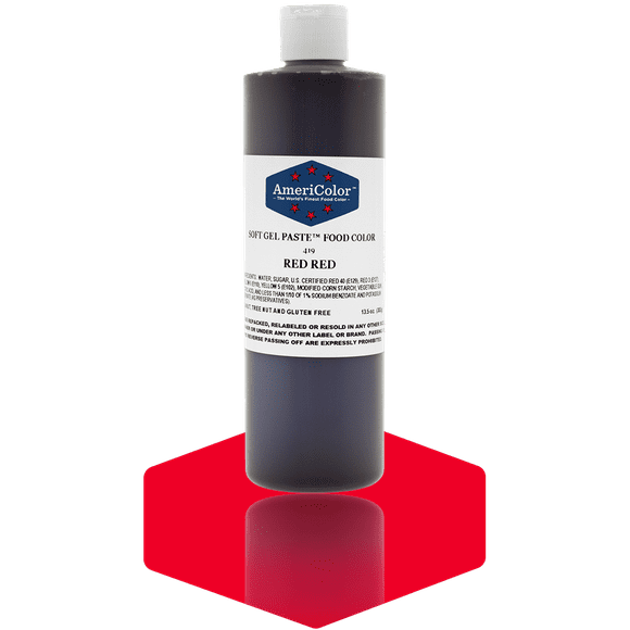 Americolor Red Red Soft Gel Paste 13.5 Ounces