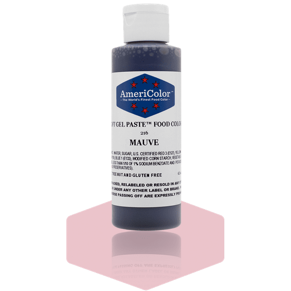 Americolor Soft Gel Paste Food Color, 4.5-Ounce, Mauve