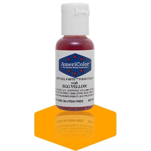 Americolor Soft Gel Paste Food Color, .75-Ounce, Egg Yellow