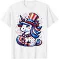 thumbnail image 1 of Americorn Unicorn 4Th Of July Girls Toddler Patriotic T-Shirt Unisex S-5XL Hot Trending Shirt, Vintage Birthday Gift, 1 of 3