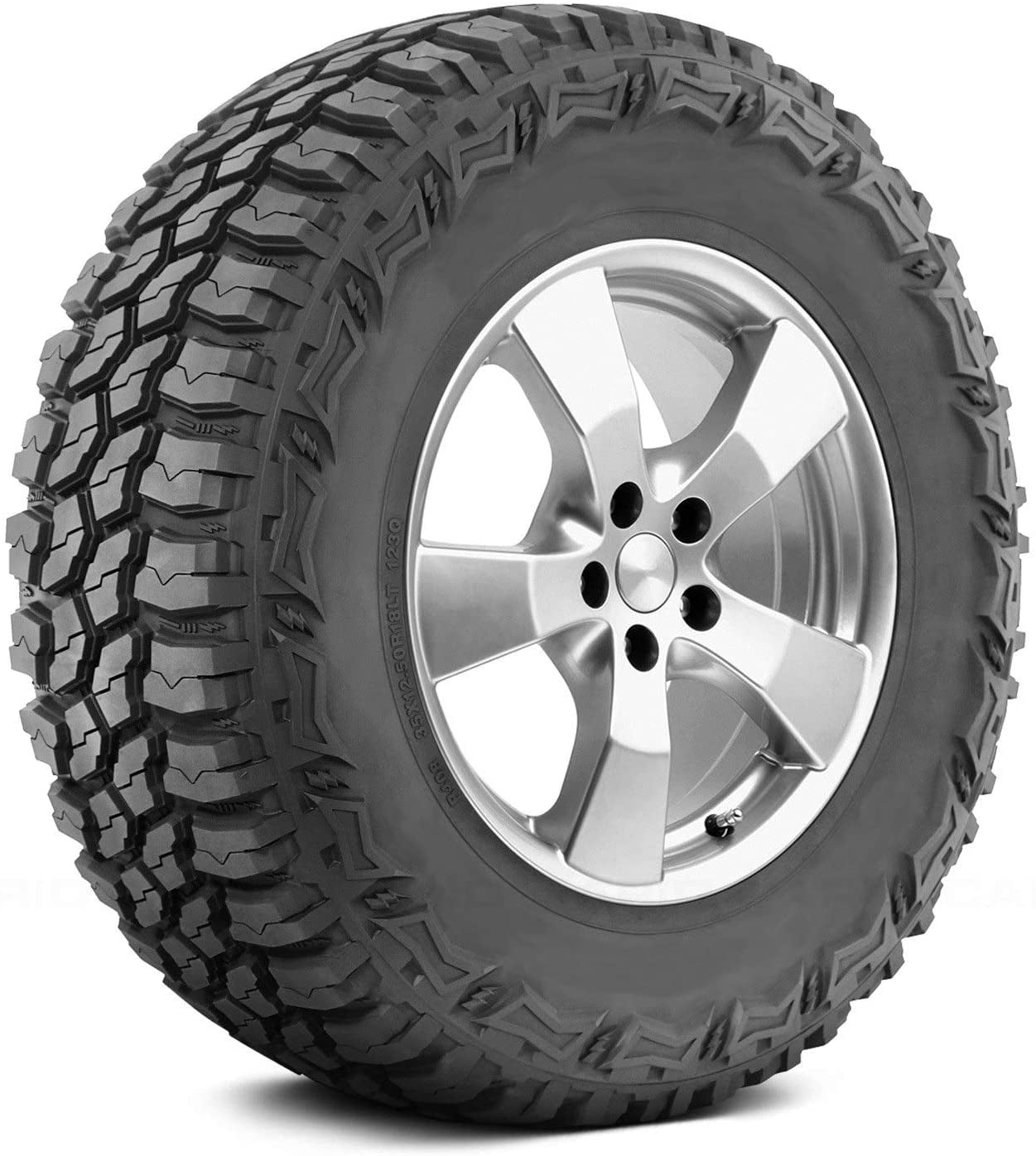 Americus Rugged MT Mud Terrain LT245/75R16 120/116Q XL Light Truck Tire Fits: 2000-04 Ford F-150 Lariat, 1994-2002 Dodge Ram 2500 Base Simolary simolary.com